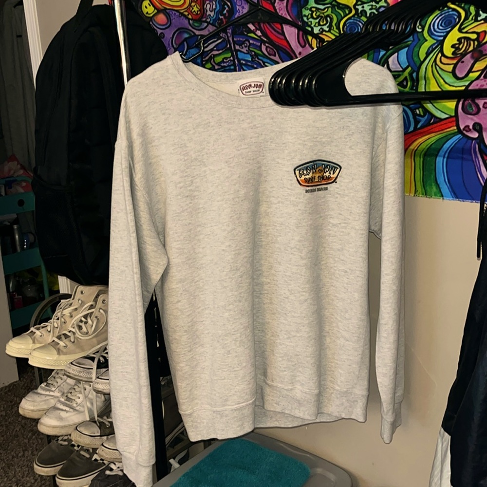 Ron Jon Surf Shop Off-White Crewneck